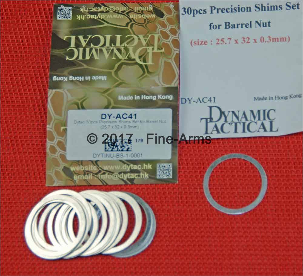 Dytac Barrel Nut shims Set