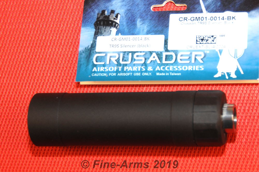 Crusader TR9S 125mm Silencer Schalli 14mm CCW schwarz