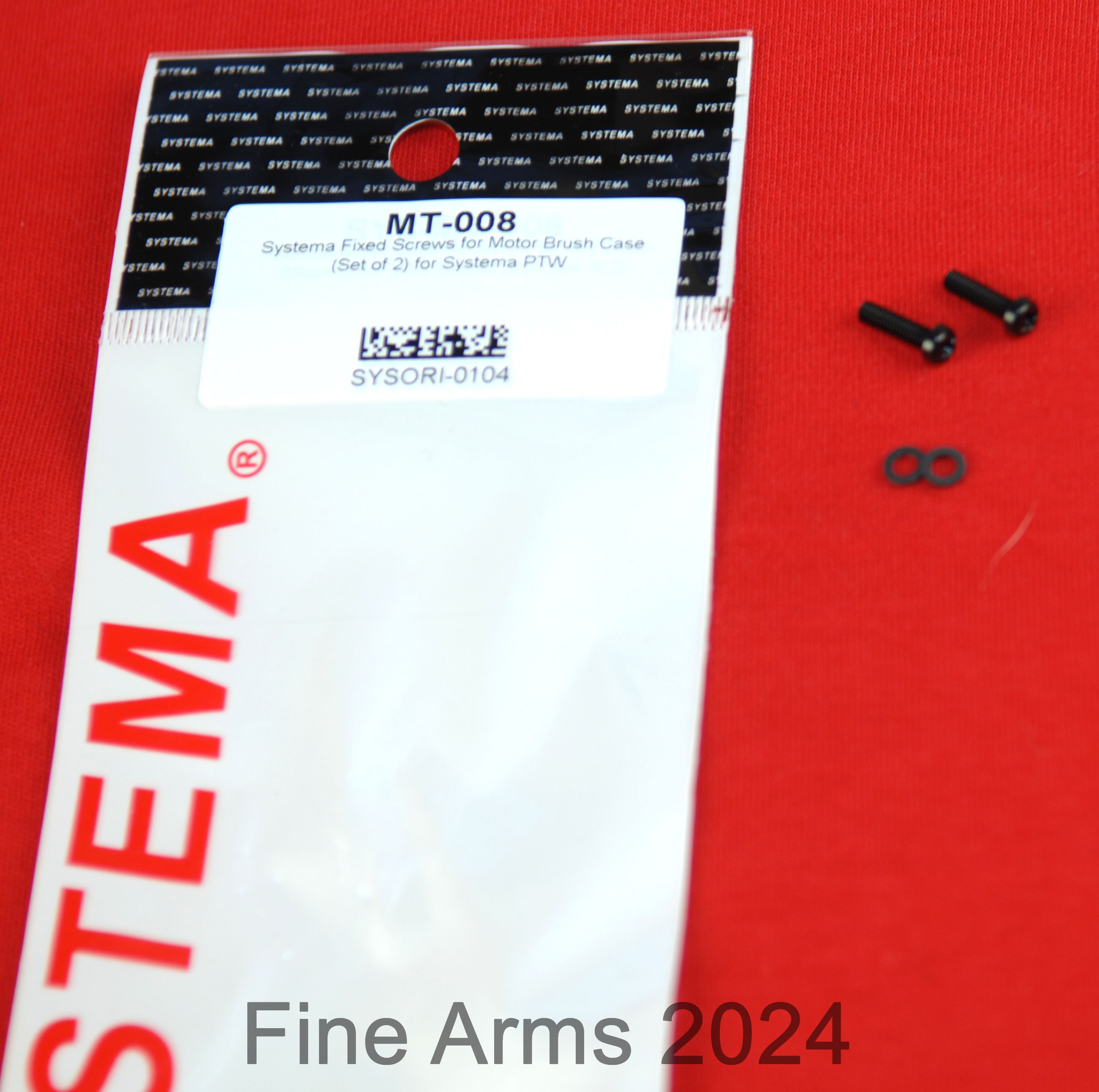 Systema PTW Kohlen Halter Schrauben Set in schwarz