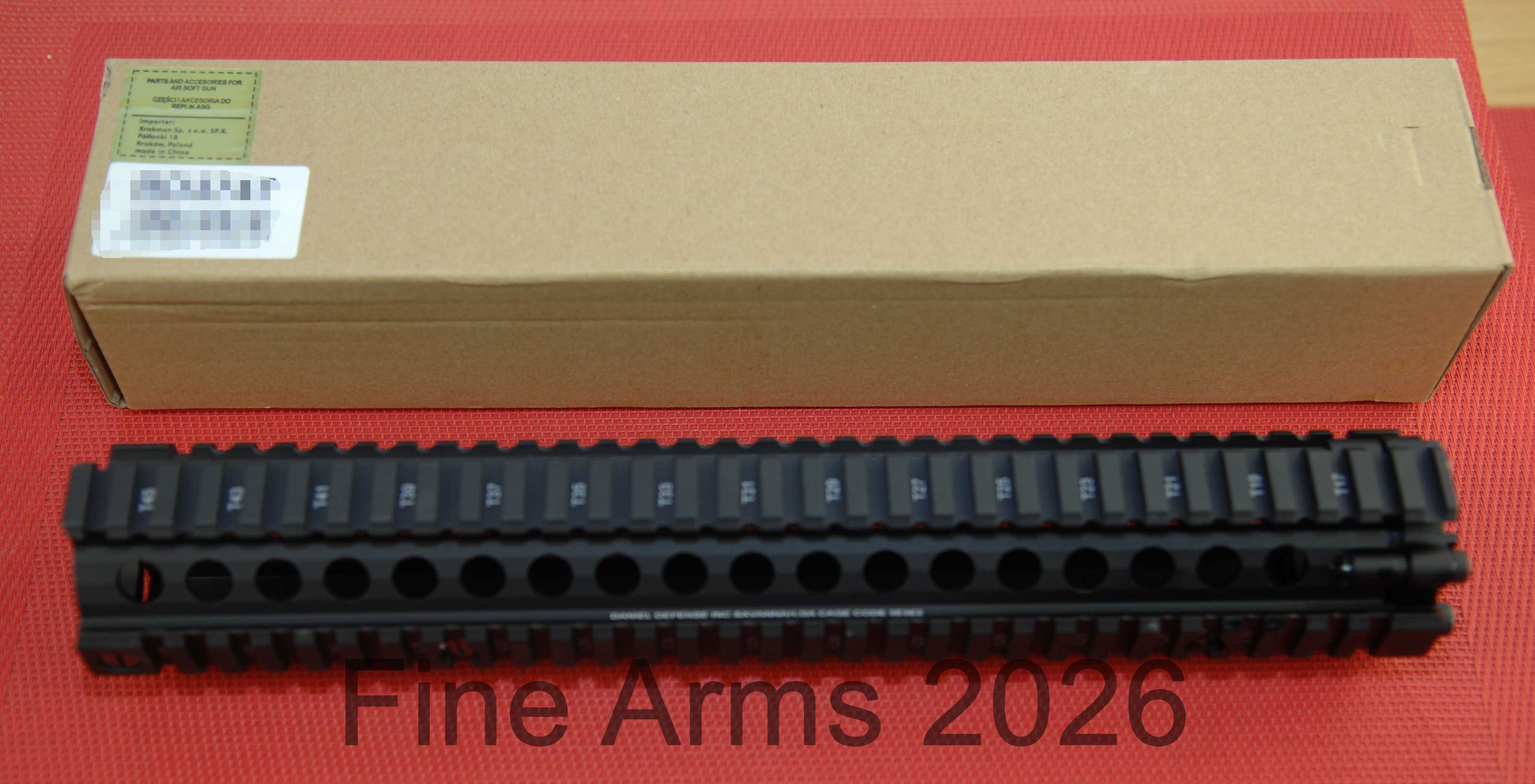 MK18 Style RIS 12 inch schwarz