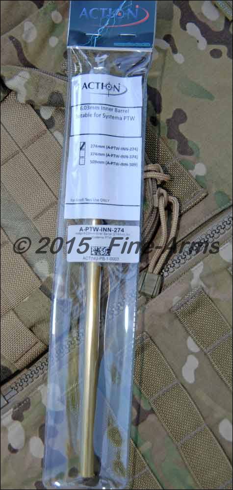 Action Systema PTW M4 CQB Innenlauf (274mm)