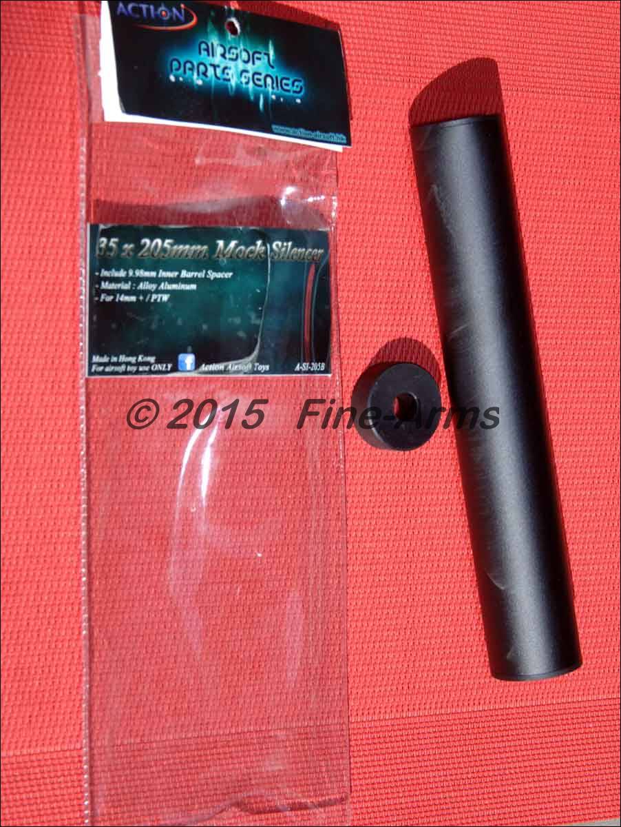Action 35 x 205mm Silencer CW für PTW