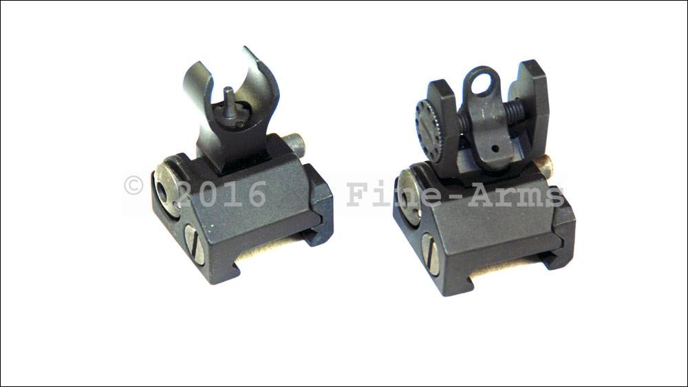 ACM Folding battle sights set mod.2 - black