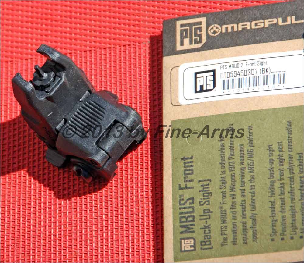 Magpul PTS Flipup MBUS Front black